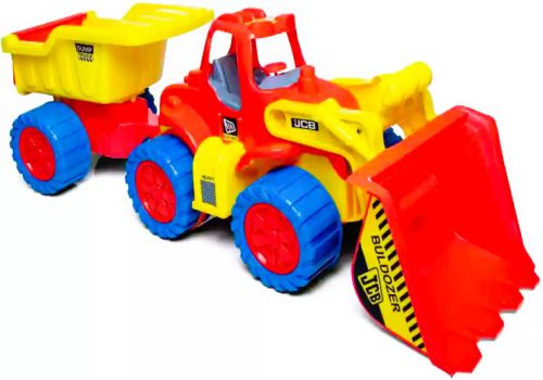 Non Electronic Jumbo Big Size Bullldozer And Truck Construction Vehicle